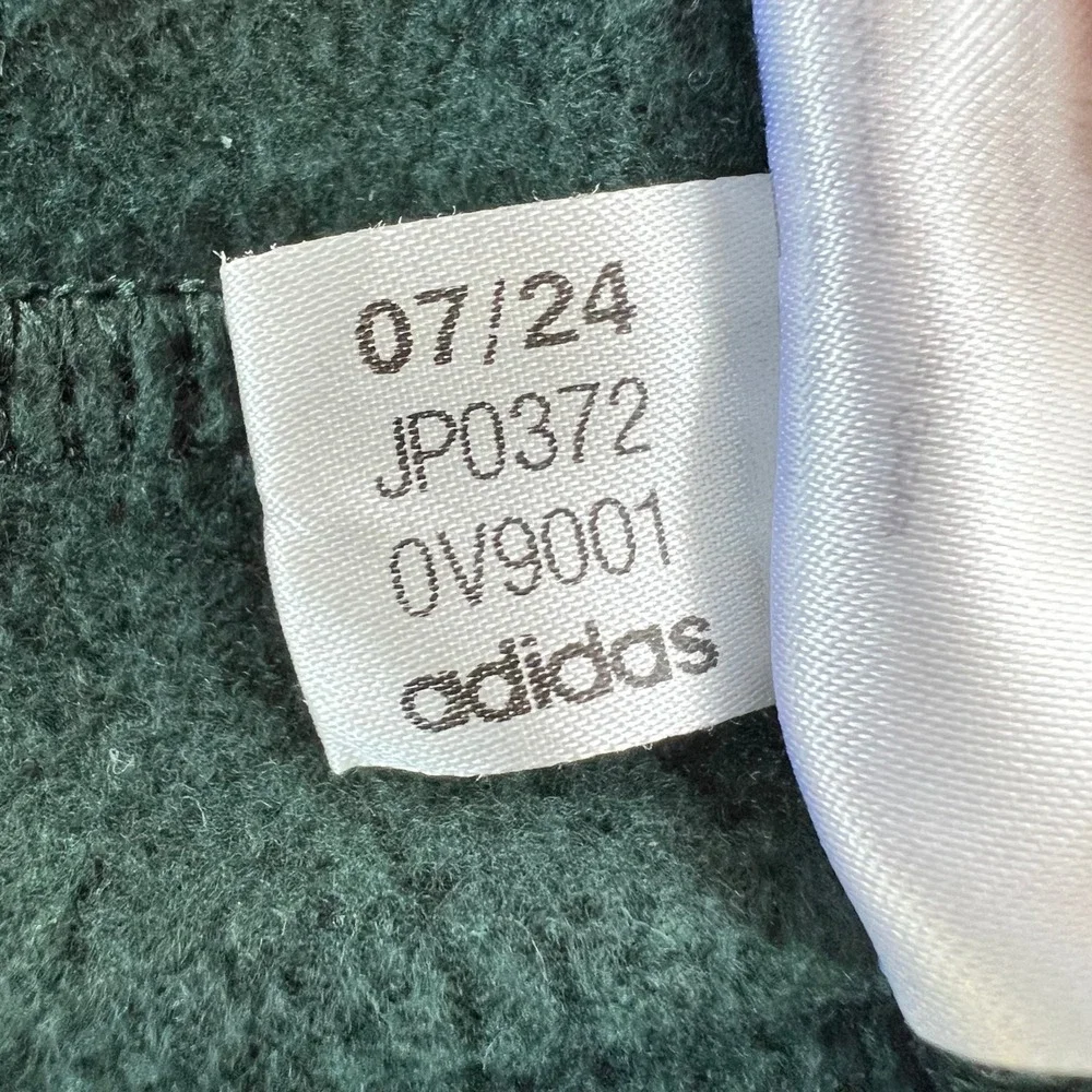 Adidas Fleece Tapered Pants Recycled Polyester‎ Joggers Sweatpants Green Large